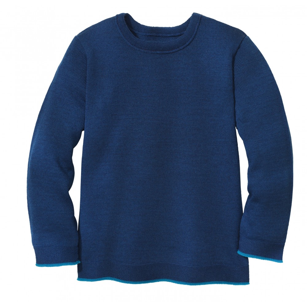 klassisk strik marineblå disana - økologisk uld