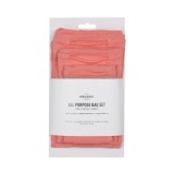 The Organic Company - all purpose bag set - 3 stk. brødposer - coral