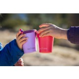 Klean Kanteen - kids cup - straw lid - rouge red