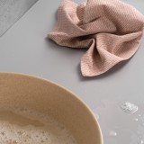 The Organic Company - kitchen and wash cloth - stone rose