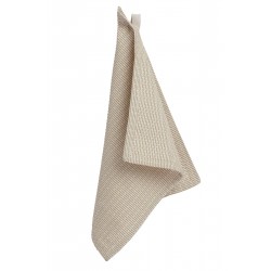 The Organic Company - kitchen and wash cloth - stone khaki